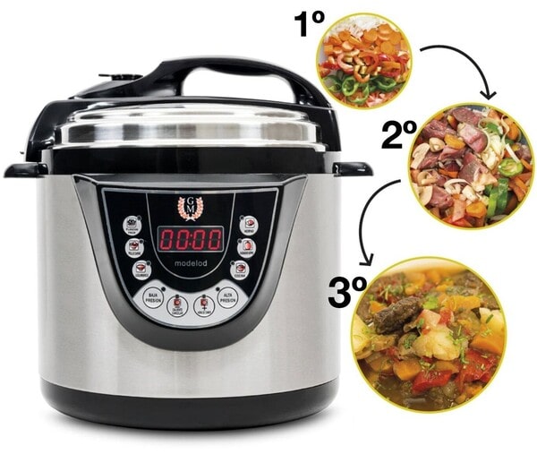 olla gm modelo d pasos de preparacion