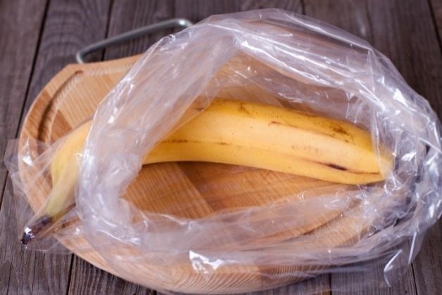 banane in sacchetti per la conservazione
