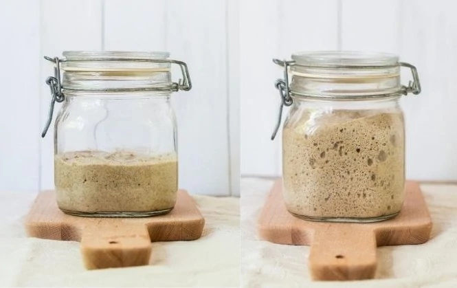 masa madre antes despues