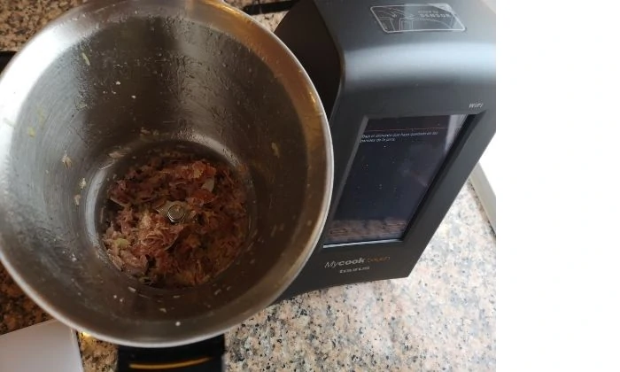 Sofrito de cebolla y jamón