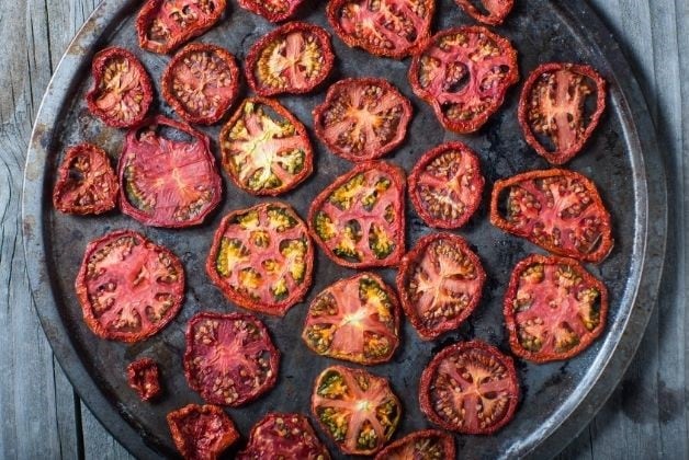 deshidratar tomates en el horno